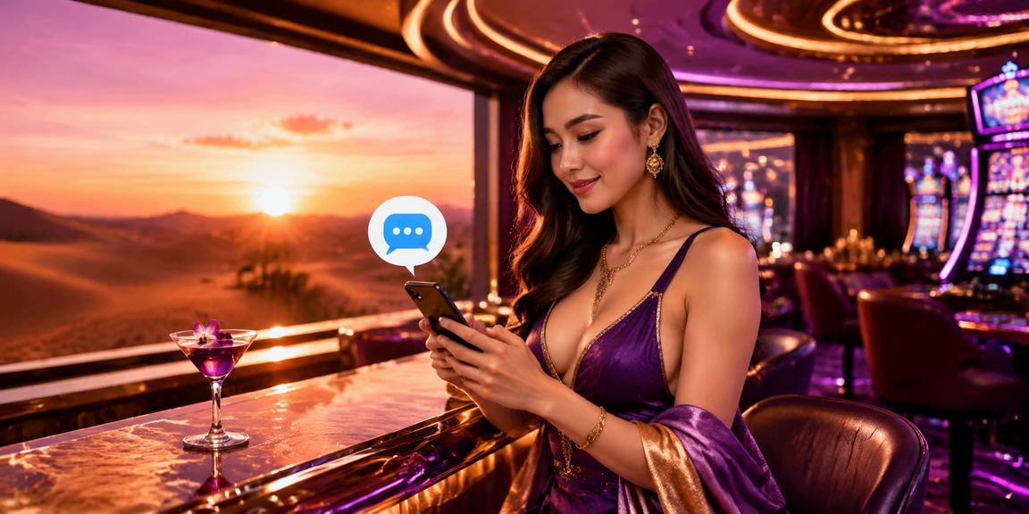 Người dùng trẻ tại Mũi Né trải nghiệm casino mobile trên điện thoại tại bãi biển